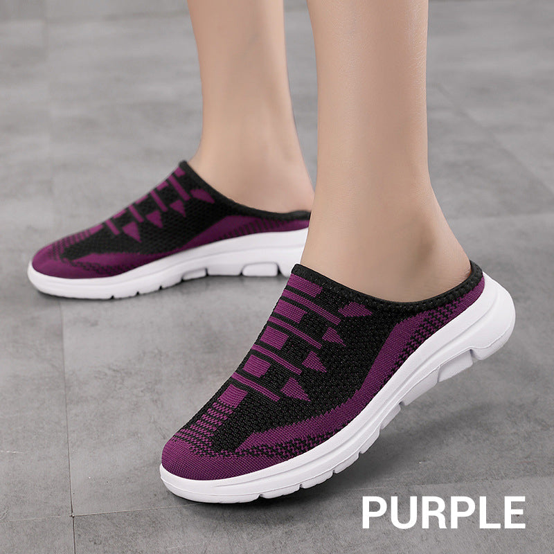 Mules fermées confortables et respirantes