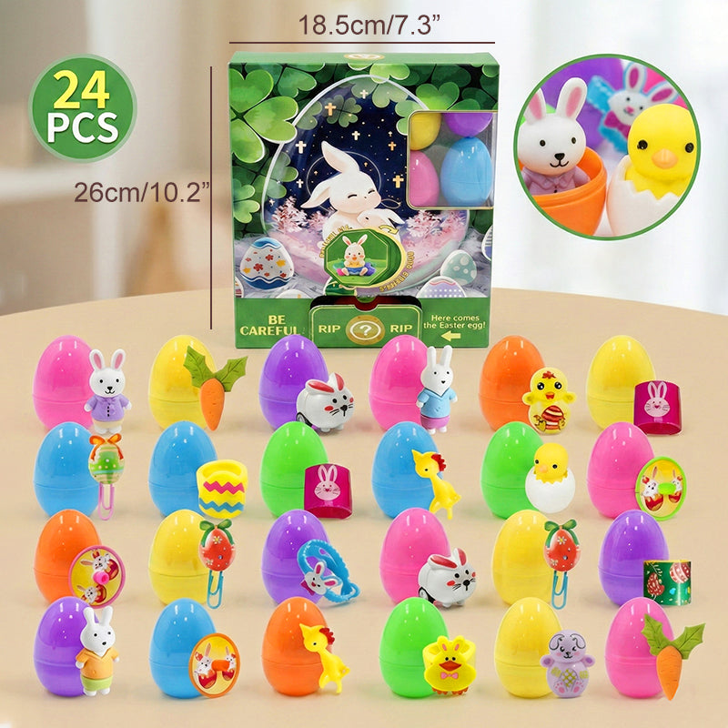 24 œufs de Pâques pré-remplis