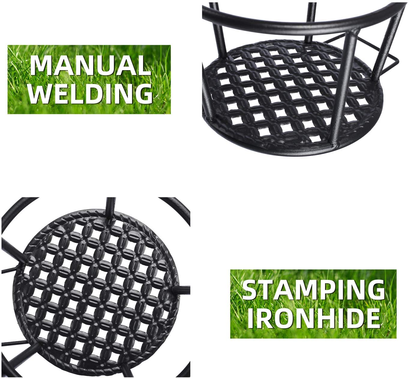 Nouveau Paniers suspendus support de Pot de fleur plus épais et plus robuste