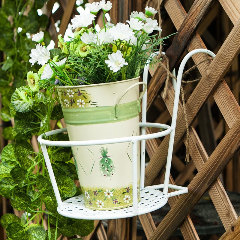 Nouveau Paniers suspendus support de Pot de fleur plus épais et plus robuste