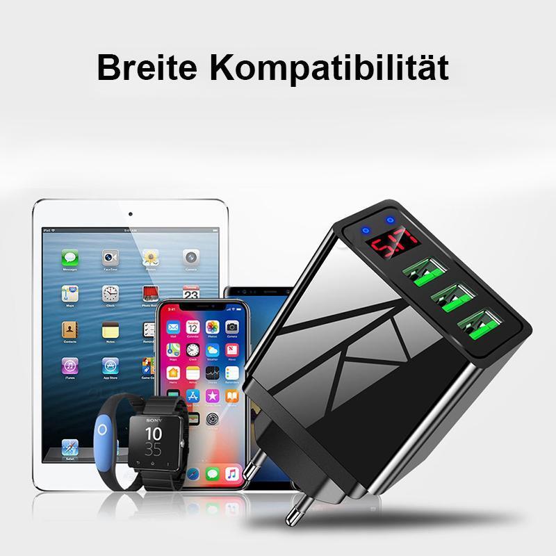 Prise de chargement de téléphone portable avec affichage numérique