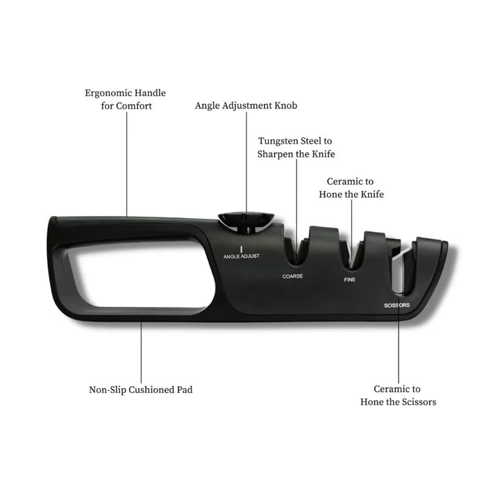 🎁Hot Sale 49% OFF⏳Aiguisoir à angle d'affûtage réglable à 3 niveaux