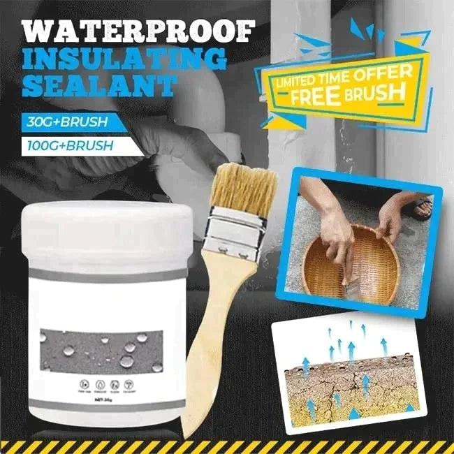 Émulsion de mastic isolant étanche(Pinceau gratuit)