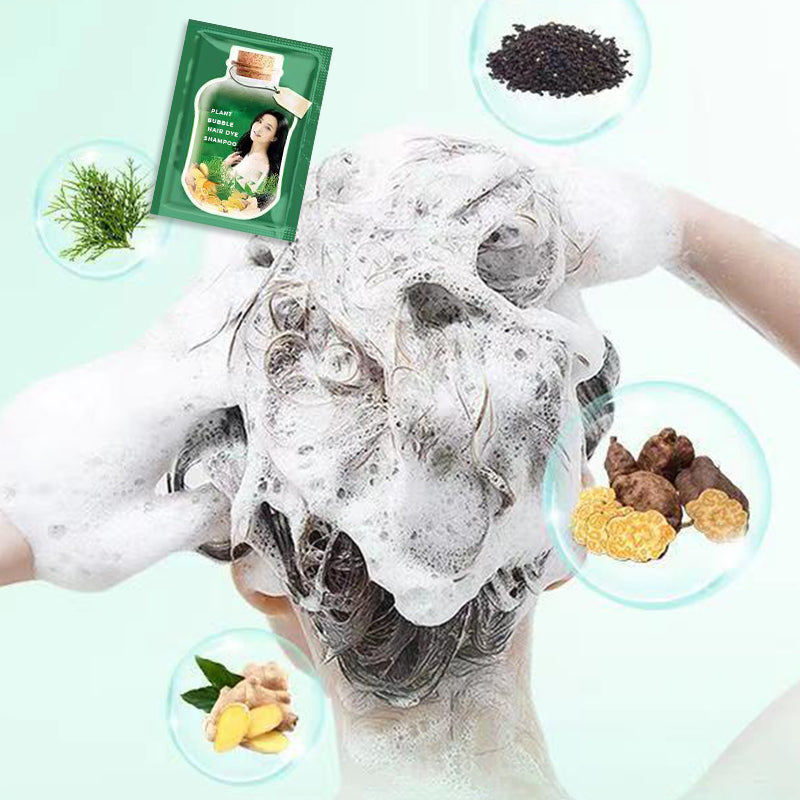 Shampoing colorant à base de plantes