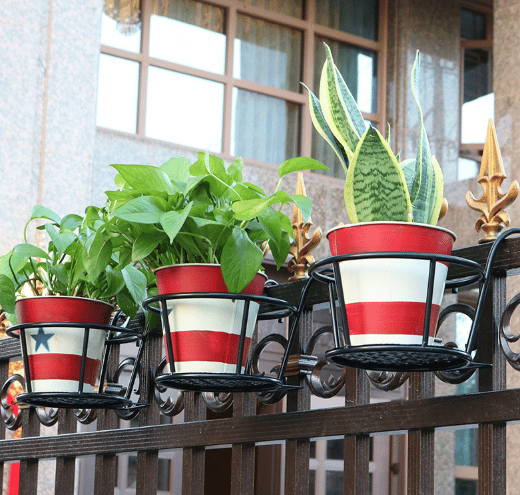 Nouveau Paniers suspendus support de Pot de fleur plus épais et plus robuste
