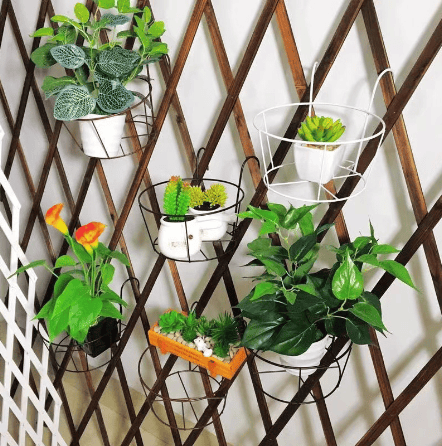 Nouveau Paniers suspendus support de Pot de fleur plus épais et plus robuste