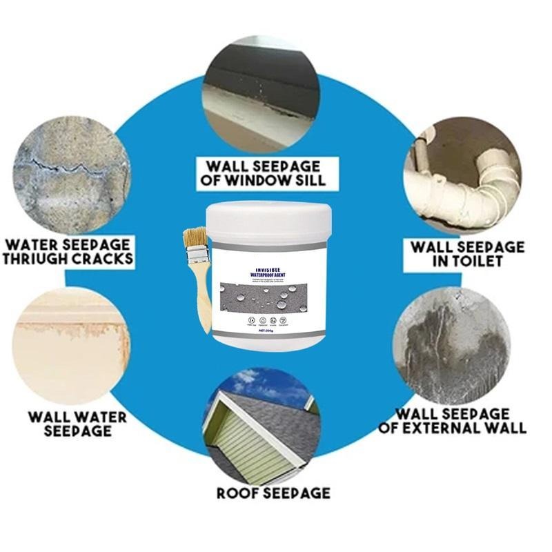 Émulsion de mastic isolant étanche(Pinceau gratuit)