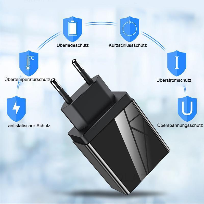 Prise de chargement de téléphone portable avec affichage numérique