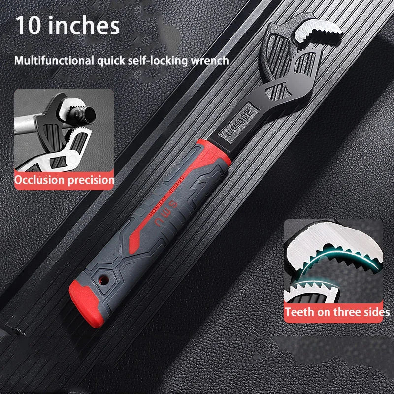 🔥50 % DE RÉDUCTION🔥Clé à pipe multifonctionnelle autobloquante de qualité industrielle