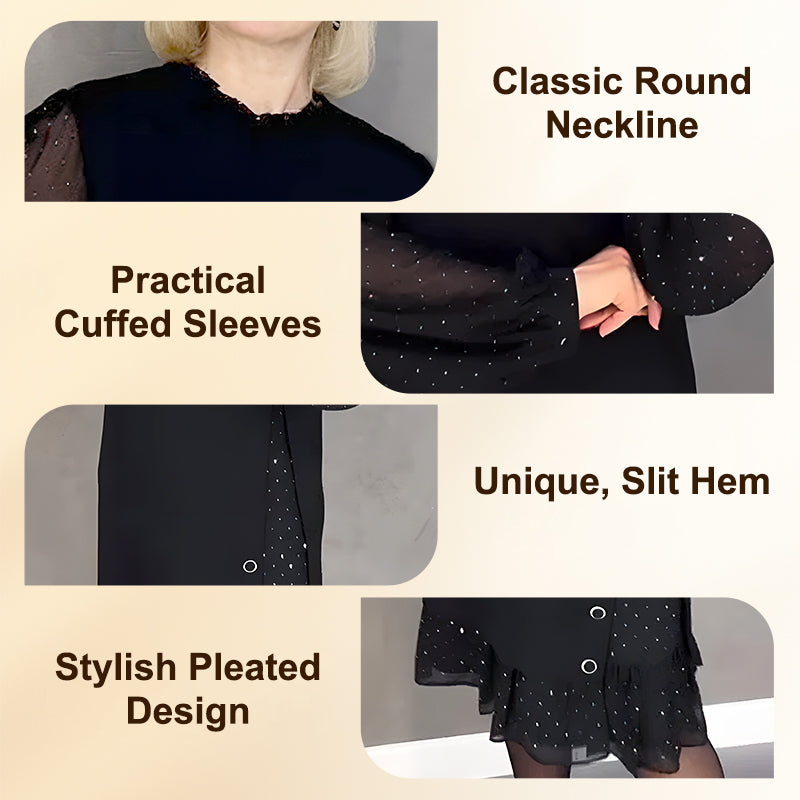 🔥 50% DE RÉDUCTION ! Robe Femme à Strass – Élégante, Confortable & Parfaite pour Toutes Occasions