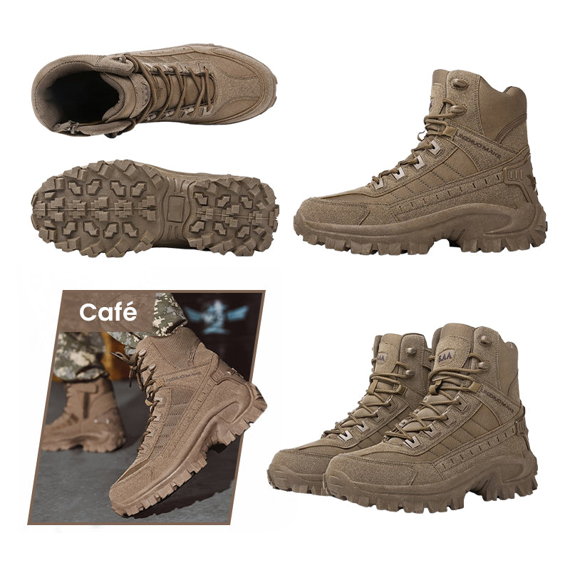 🎁Bottes de combat de travail anti-perforation imperméables pour hommes (amélioration de la durabilité)