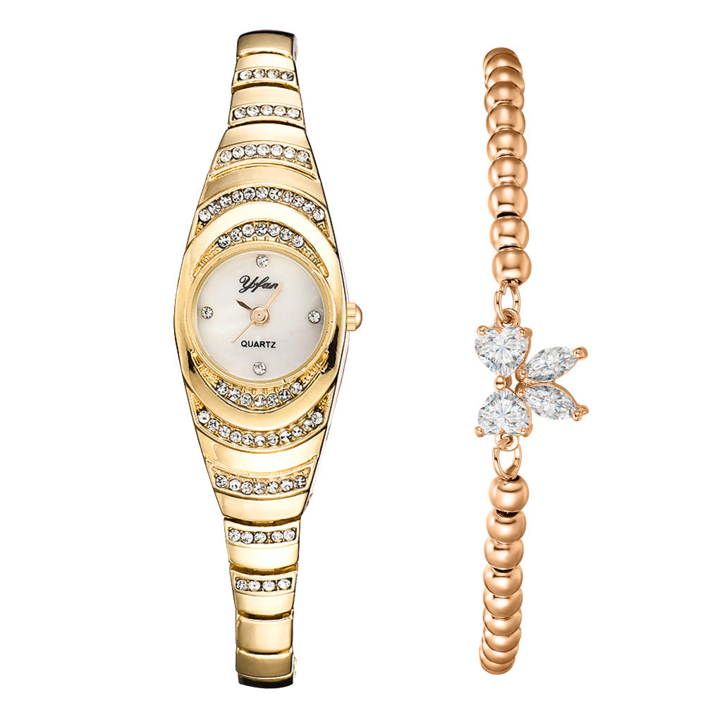 ⏳Offre spéciale limitée dans le temps : 50% de réduction💎Montre à bracelet en strass pour femmes⌚