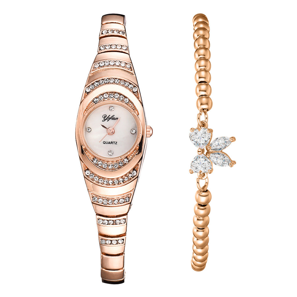 ⏳Offre spéciale limitée dans le temps : 50% de réduction💎Montre à bracelet en strass pour femmes⌚