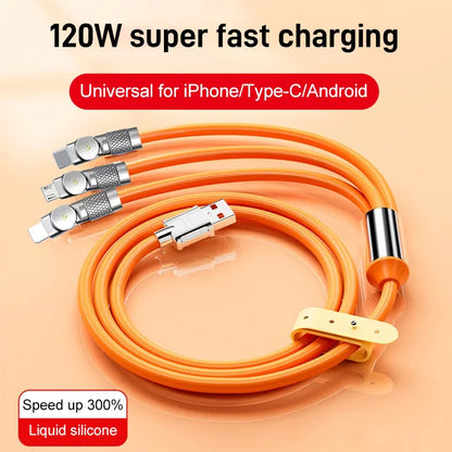 🔥🔥3-in-1 Rotatable Charging Cable🔥 (Câble de chargement rotatif)