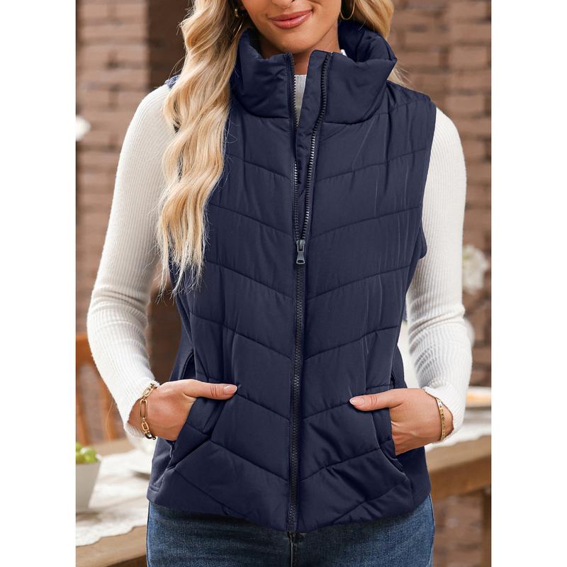 ✨️Gilet matelassé sans manches à fermeture éclair pour femme💗-Confortable sans être encombrant