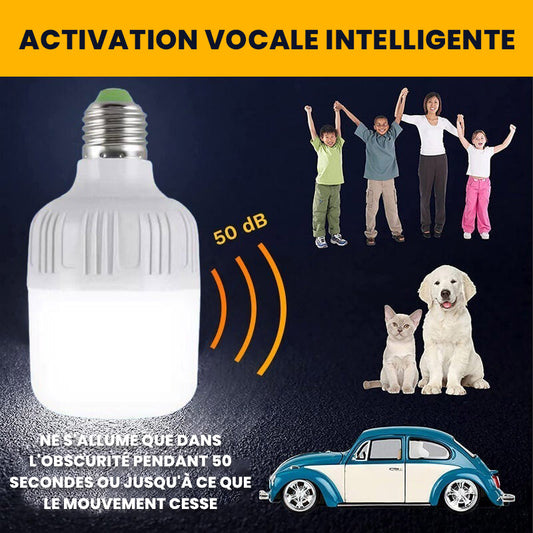 Lampe LED avec détecteur de mouvement automatique