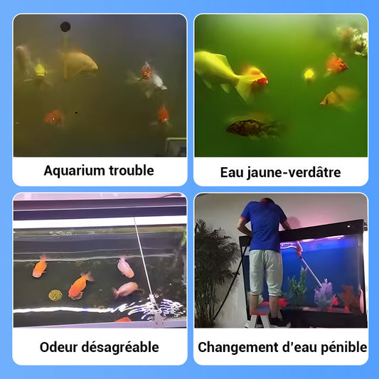 📍Série pour Aquarium🥰Comprimé Puissant de Purification de l'Eau pour Aquarium