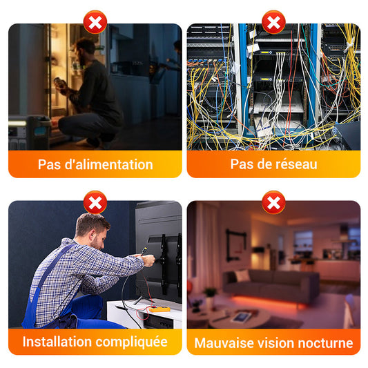 📢📢50% de réduction ! Mini caméra de surveillance HD intelligente – Vision nocturne, détection de mouvement & installation en 1 minute ! 🤩🌹