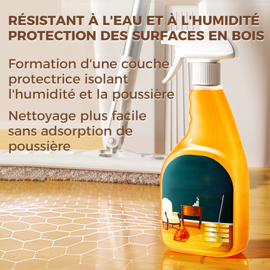 Spray nettoyant et lustrant efficace pour le bois