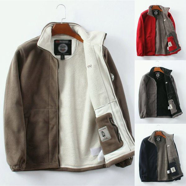 📢50% de réduction！！！📍🎁Veste chaude rembourrée double couche unisexe