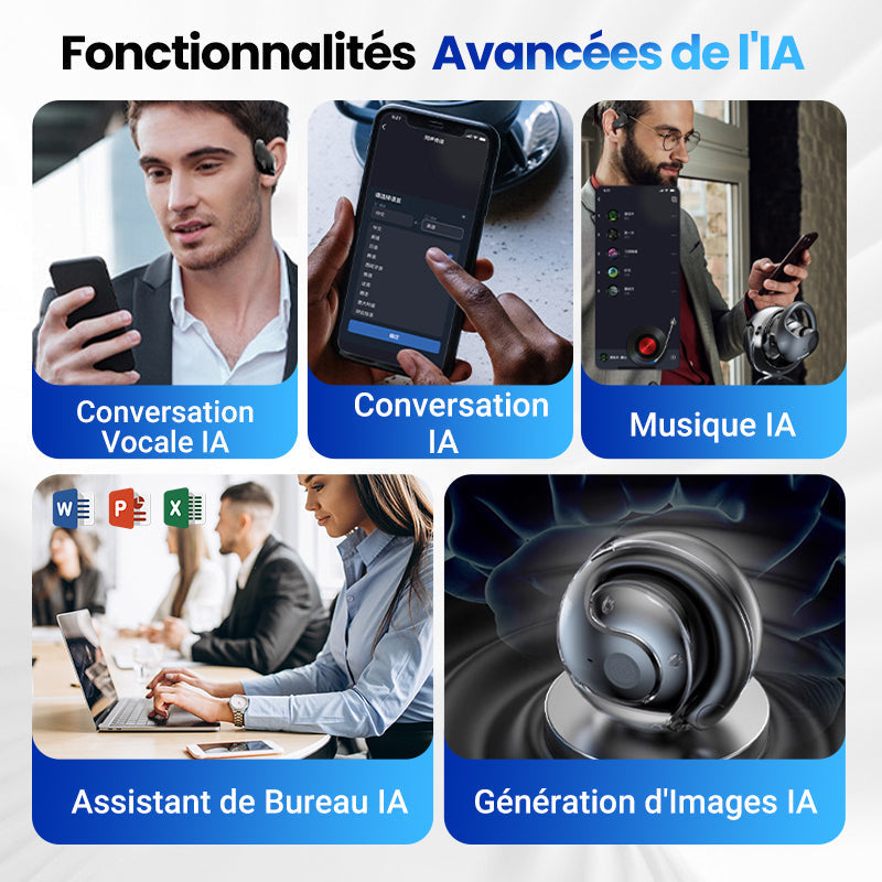 🔥 2025 Nouveauté – Écouteurs de Traduction Intelligente Sans Fil 🎧 ✨ Profitez de la Technologie Bluetooth à Moitié Prix ! Traduisez et Communiquez Facilement 🌍💬