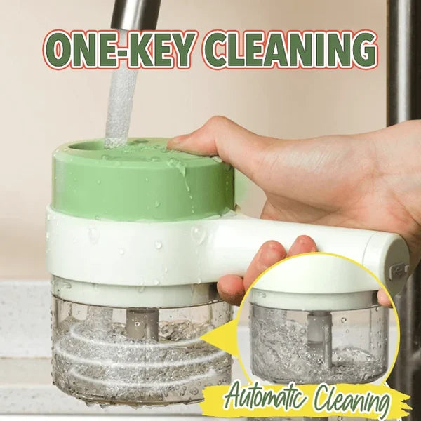 🔪50% DE RÉDUCTION💎L’As du Cuisine Tout-en-Un – Hachoir, Éplucheur & Brosse 4-en-1 Sans Fil – Multifonction, Rapide & Indispensable🍲