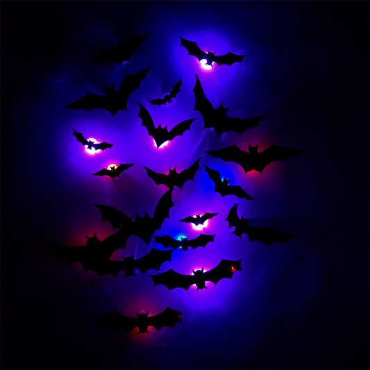 🦇✨ Applique murale LED 3D chauve-souris — Déco unique & lumière stylée ! 💡 Achetez-en plus, économisez davantage !