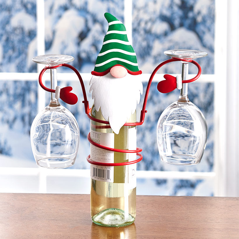 🎅 Porte-bouteilles et verres pour les fêtes🍷