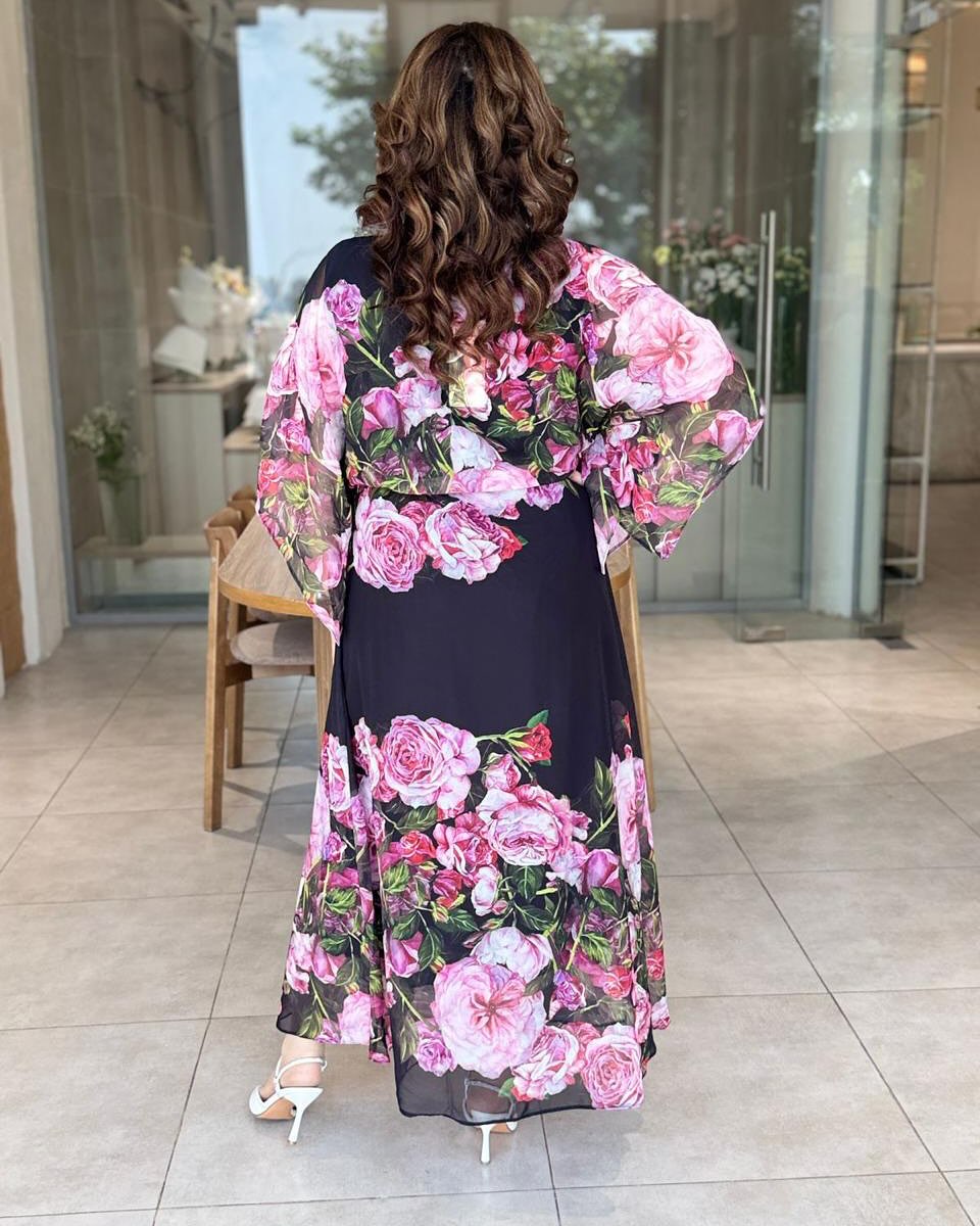 Robe imprimée facile et polyvalente