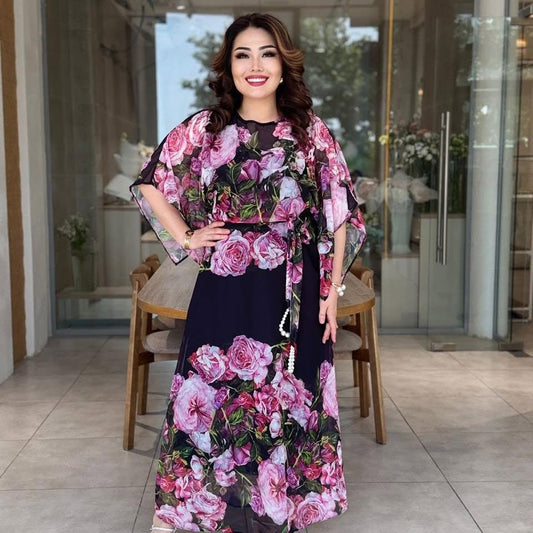 Robe imprimée facile et polyvalente