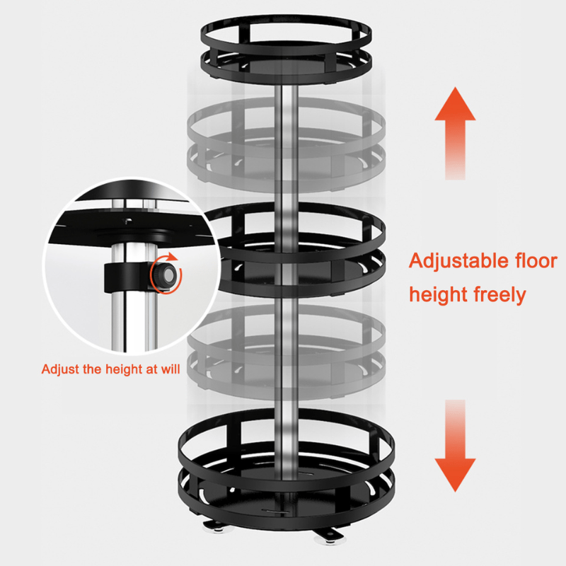 🔥L'étagère de rangement rotative à 360° peut être utilisée dans n'importe quelle scène