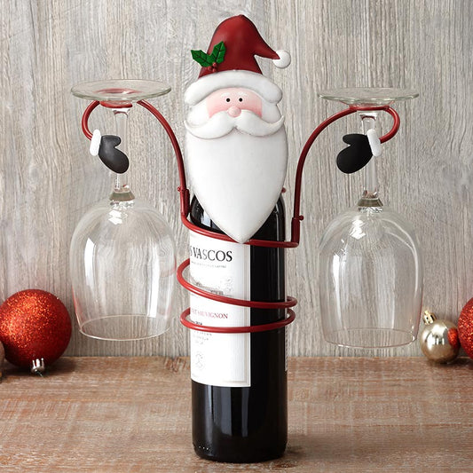 🎅 Porte-bouteilles et verres pour les fêtes🍷