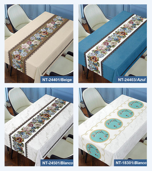 ✨Nappe brodée imperméable et résistante à l'huile✨