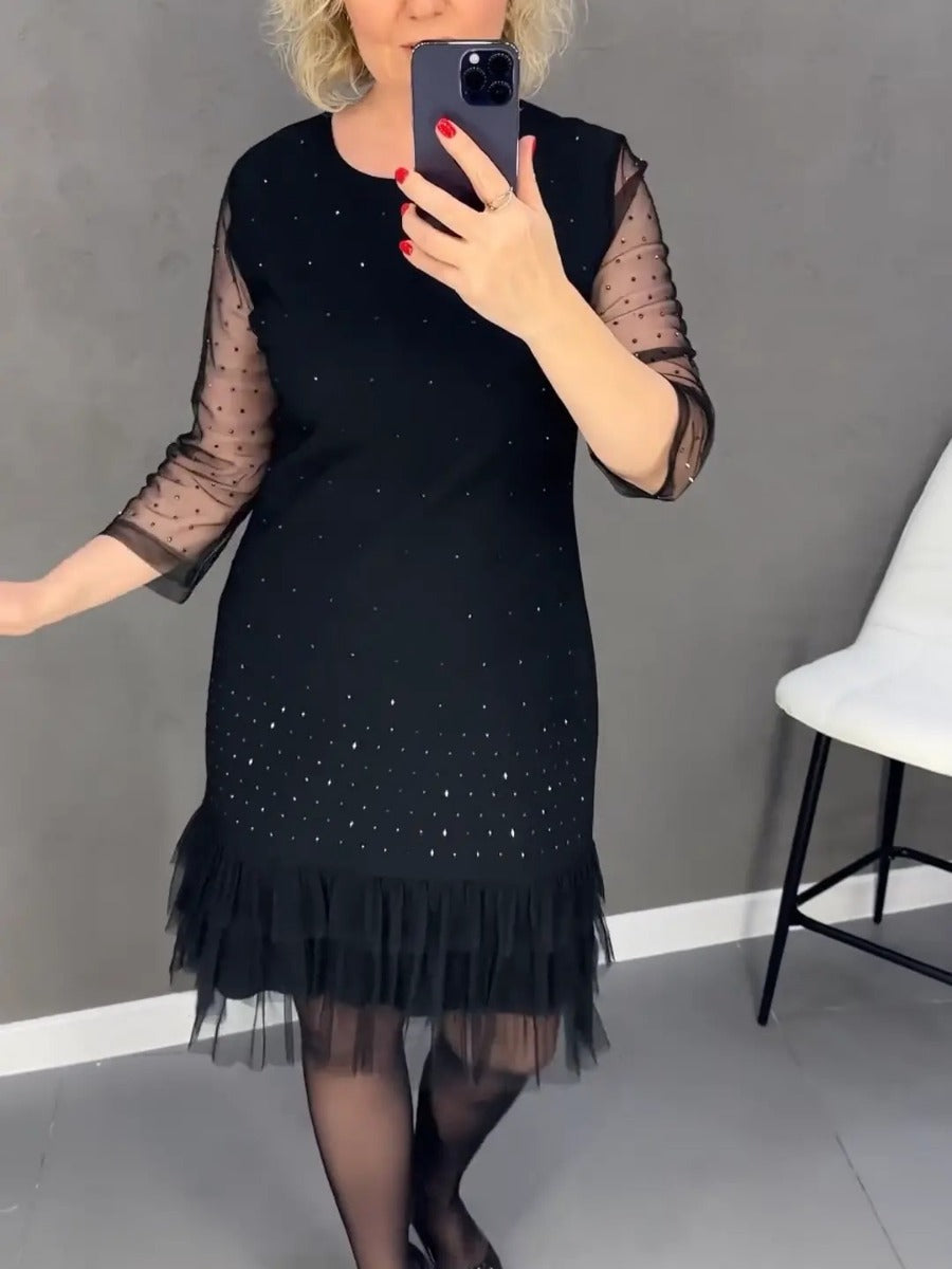 🔥 50% DE RÉDUCTION ! Robe Femme à Strass – Élégante, Confortable & Parfaite pour Toutes Occasions