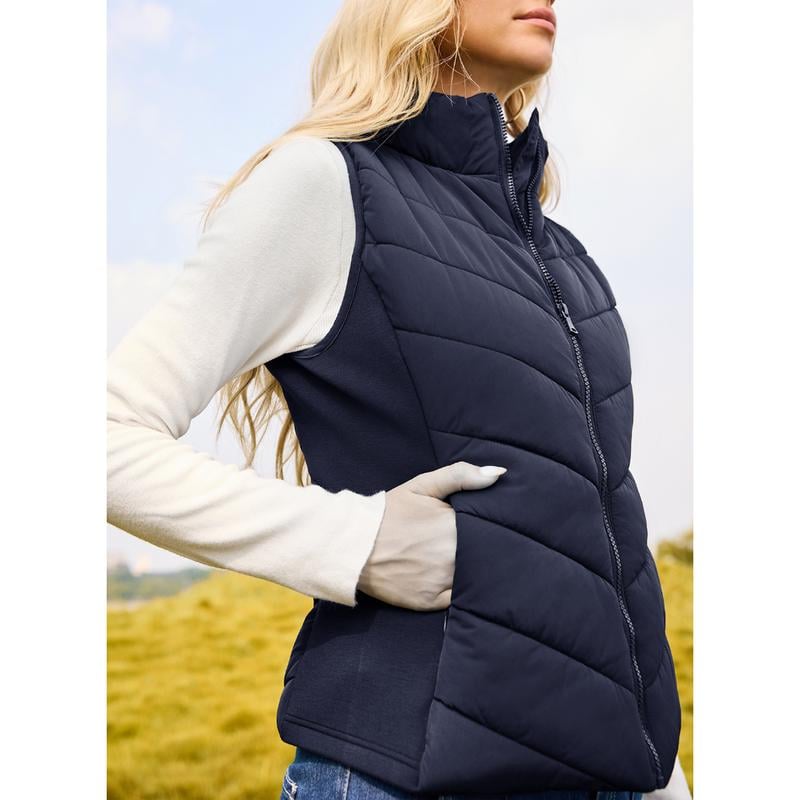 ✨️Gilet matelassé sans manches à fermeture éclair pour femme💗-Confortable sans être encombrant