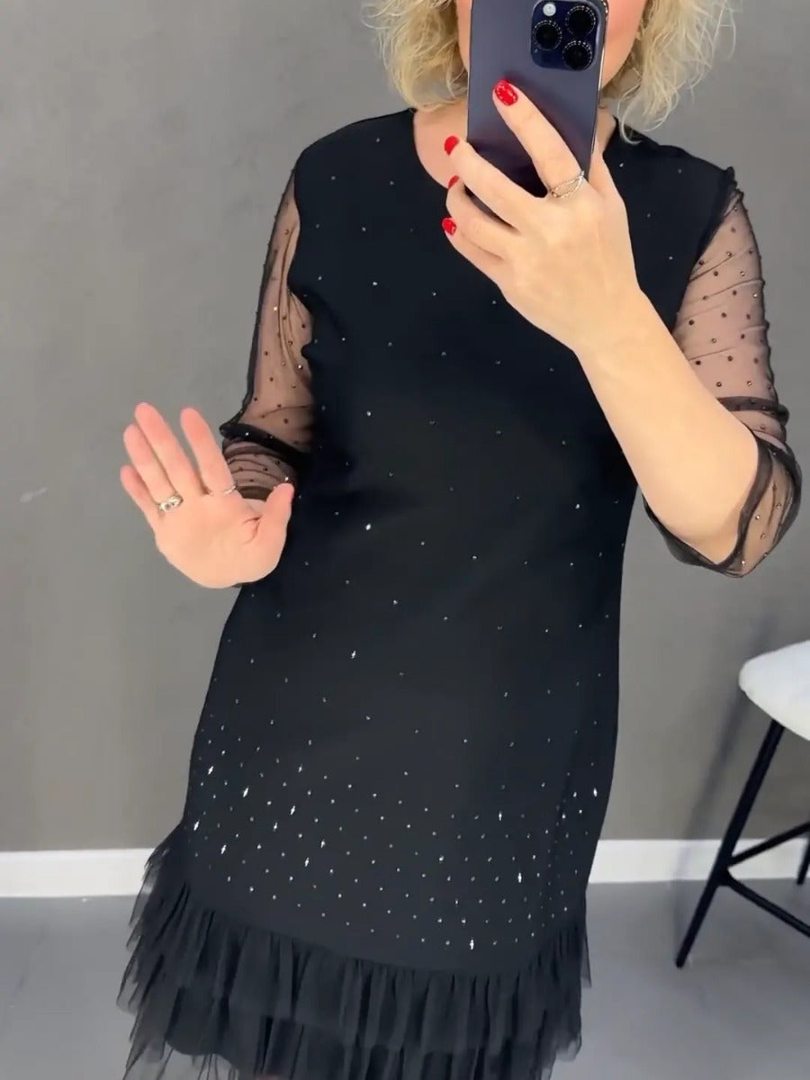 🔥 50% DE RÉDUCTION ! Robe Femme à Strass – Élégante, Confortable & Parfaite pour Toutes Occasions
