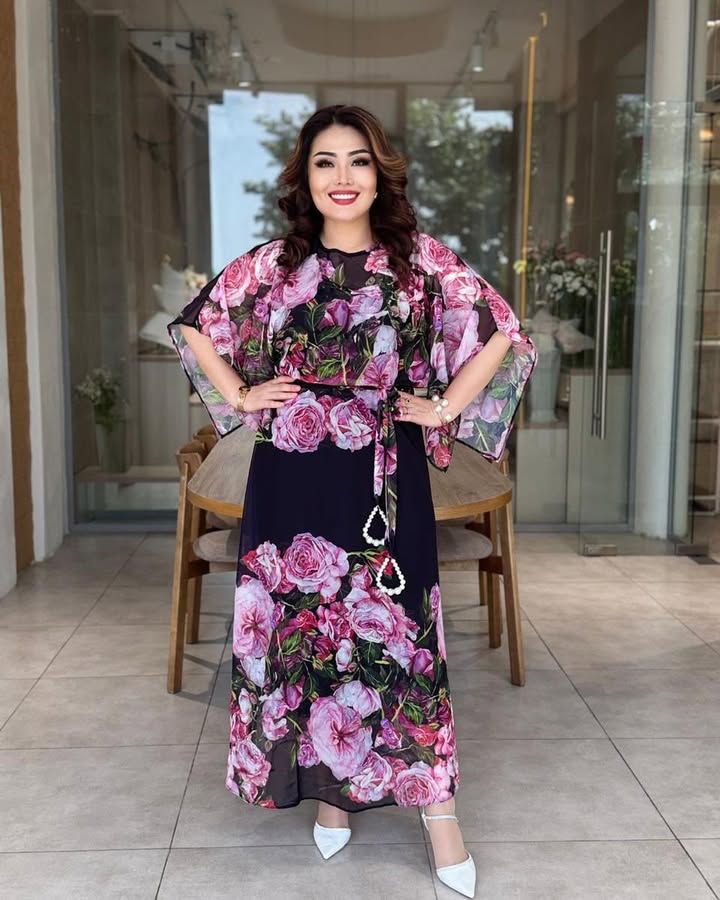 Robe imprimée facile et polyvalente