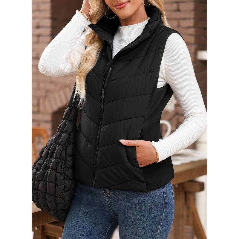 ✨️Gilet matelassé sans manches à fermeture éclair pour femme💗-Confortable sans être encombrant