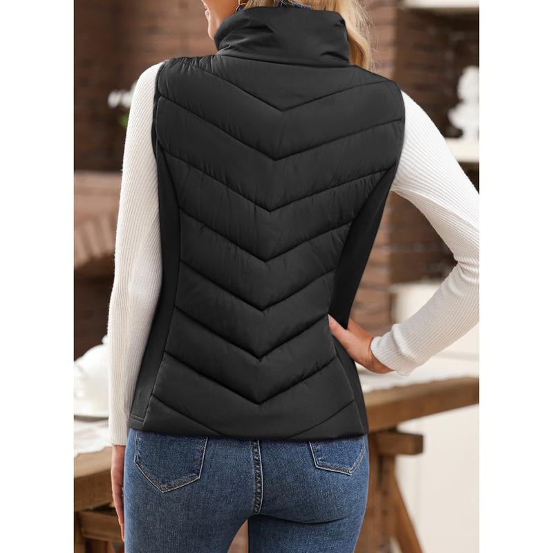 ✨️Gilet matelassé sans manches à fermeture éclair pour femme💗-Confortable sans être encombrant