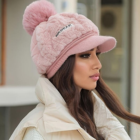 📢📢50% RÉDUCTION DERNIER JOUR! 🎁Le meilleur cadeau pour elle 🎁👒 - chapeau d'hiver pour femme à bord court🥰