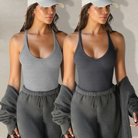 Camisole de yoga et d'athlétisme sans manches pour femmes