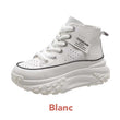 Chaussures à Plateforme à Tige Haute Respirante et Creuse pour Femmes