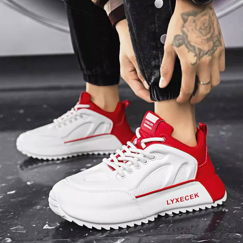 Men's Lightweight, Breathable & Shock-absorbing Shoes with Thick Sole