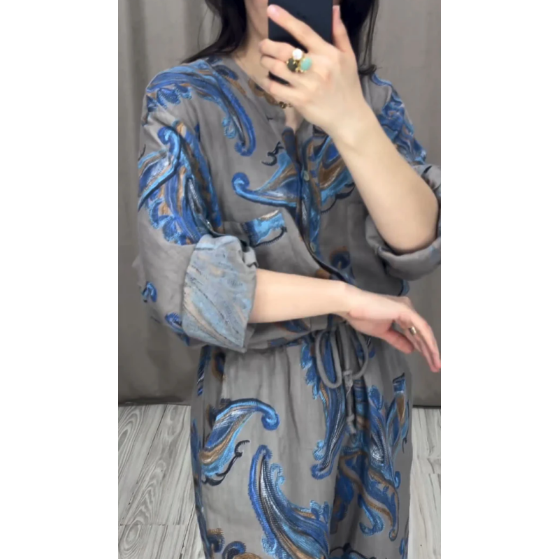 🔥2024 Nouveau Chemise et pantalon pour femmes, ensemble de deux pièces