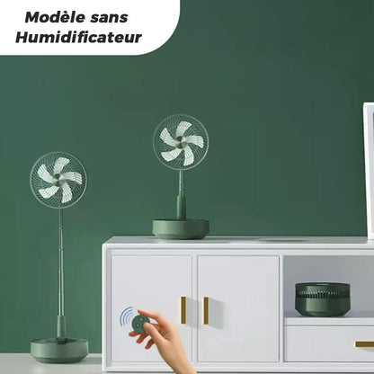 💥39% de réduction pour une durée limitée💥Ventilateur Oscillant Sur Pied Rétractable avec Humidificateur