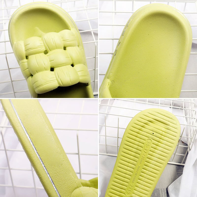 Supermjuka tofflor med tjocka sulor