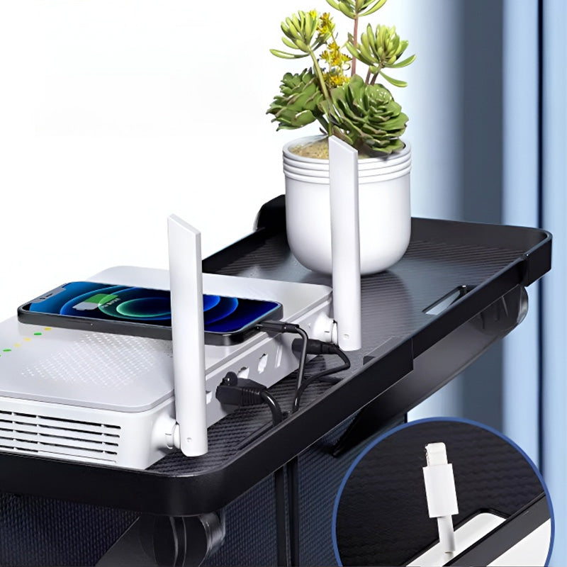Boîte de rangement sans perforation Étagère rétractable