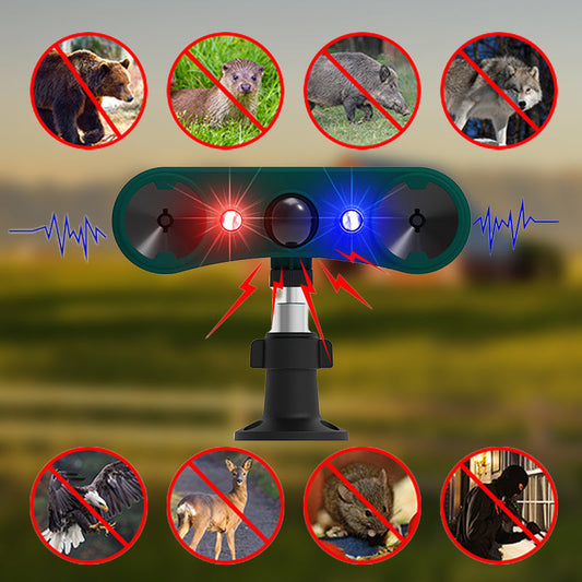 🏆📢66% de réduction pour une durée limitée📢Alarme extérieure à détecteur de mouvement solaire pour repousser les animaux