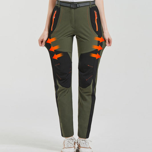 👖 50% DE RÉDUCTION! ✨ Pantalon de Randonnée - Coupe-Vent, Imperméable et Chaud avec Taille Élastique pour Randonnée et Voyages 🏔️🌧️