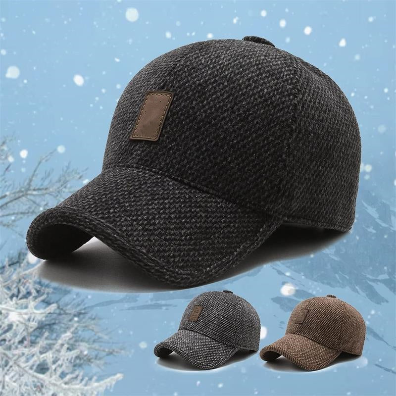 🎁Le cadeau idéal pour les personnes âgées !-Casquette de baseball légère et chaude pour l'hiver